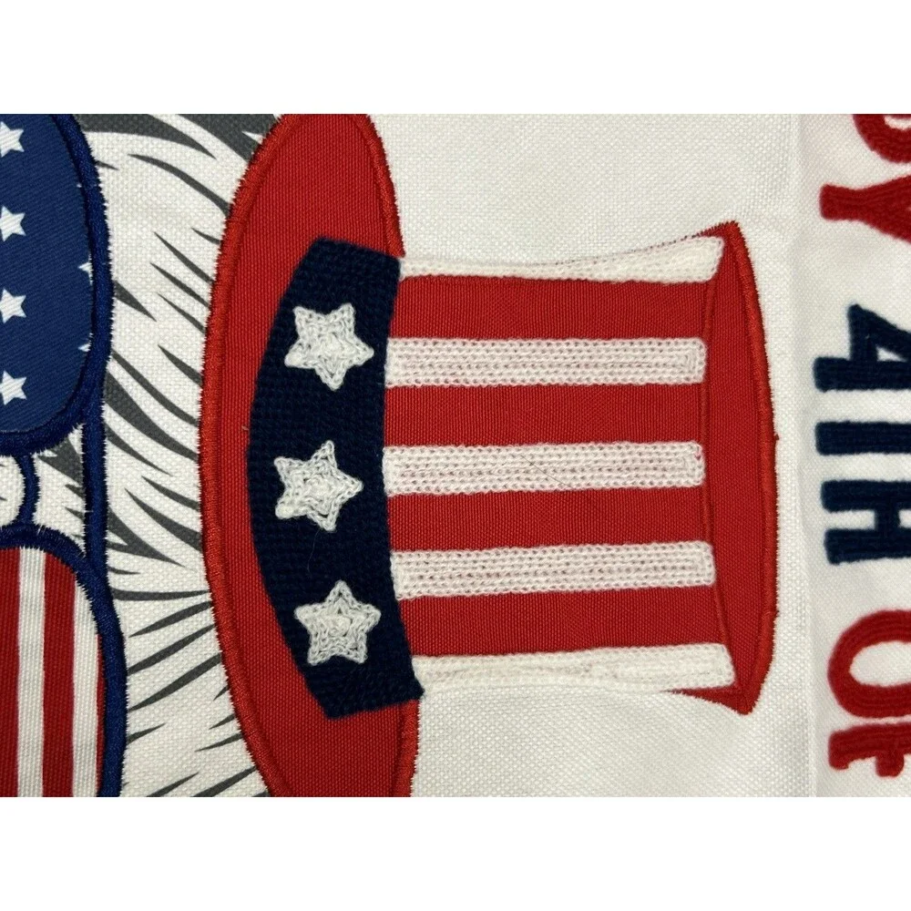 Hobby Lobby Highland Cow 4th of July Pillow Cover w/ New Ashland Pillow